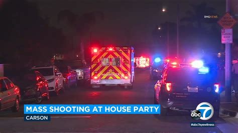 8 people shot at Carson house party, leaving 2 in critical condition 